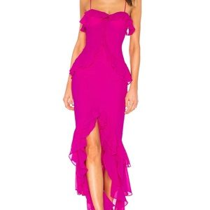 Lovers + Friends flowy fuchsia dress size M